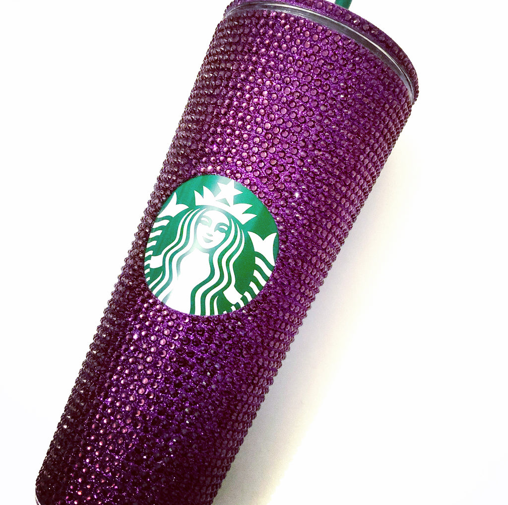 Starbucks Purple Rhinestone Tumbler